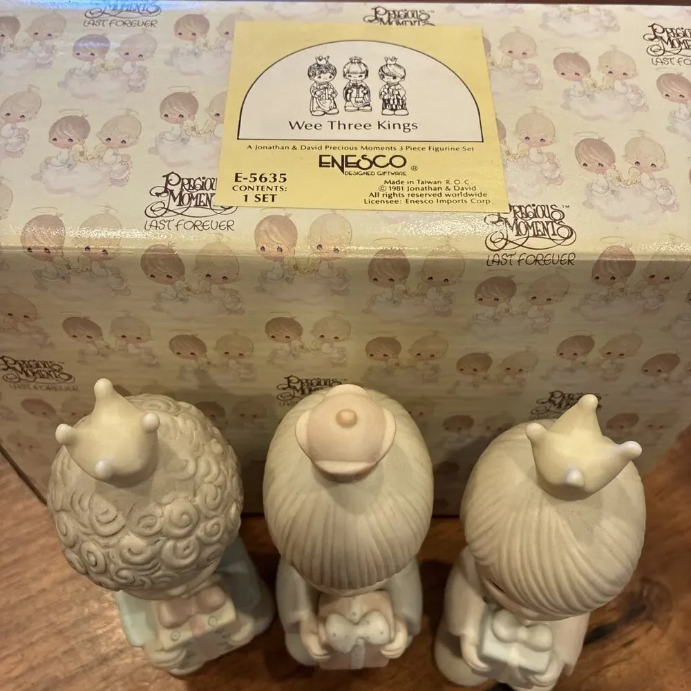 1981 Enesco Precious Moments Wee Three Kings Figurine‎ #E-5635